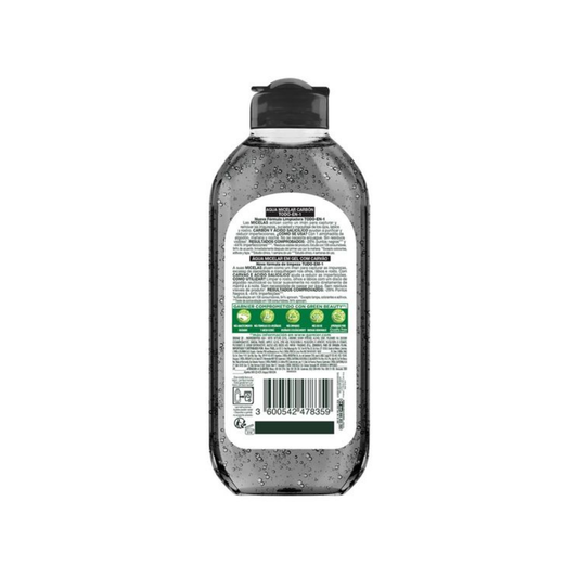 Agua Micelar Garnier de Carbón 400ml