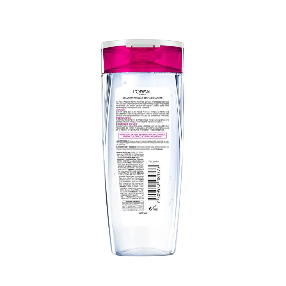 Loreal Agua Micelar 5 en 1 Hidra-Total 200 mL