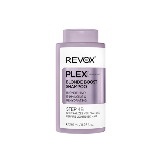 Plex Blond Shampoo Revox para cabello rubio paso 4B 260 ml