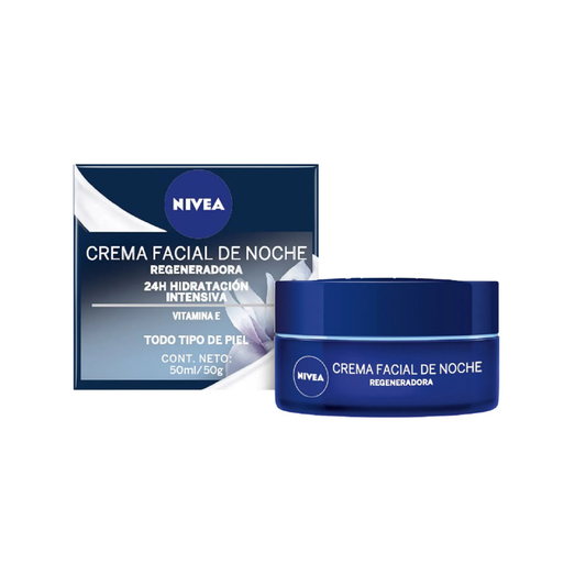 Crema Facial Nivea Hidratante Regeneradora Noche 50ml