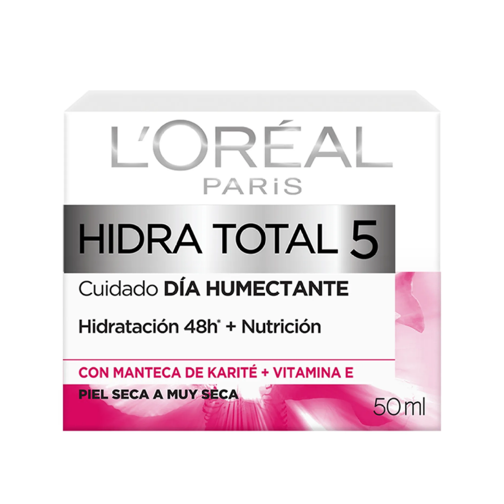 Loreal Crema Hidratante piel seca Hidra total 5