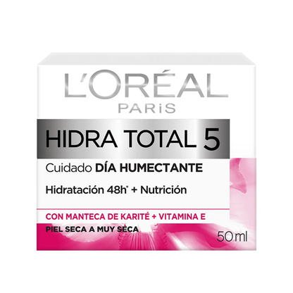 Loreal Crema Hidratante piel seca Hidra total 5
