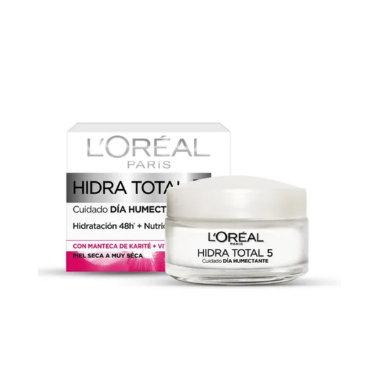 Loreal Crema Hidratante piel seca Hidra total 5