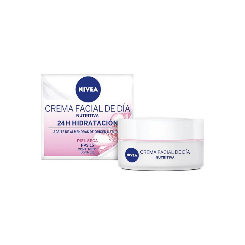 Nivea crema facial hidratante día piel seca 50ml