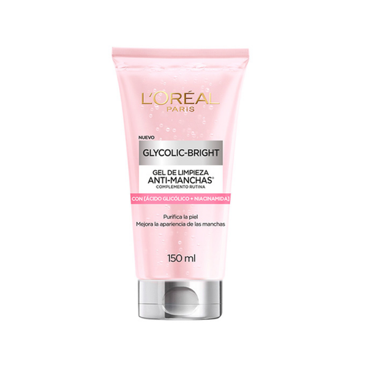 Gel de Limpieza Loreal Anti-Manchas Glycolic Bright 150ml