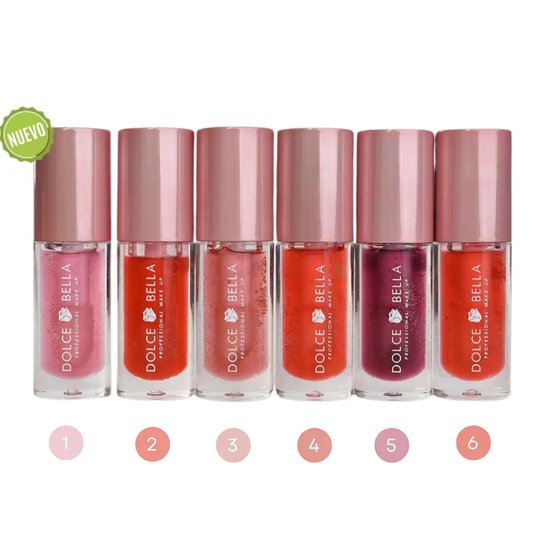 Lip Gloss Dolce Bella Translúcidos con Vitamina E Tono D4