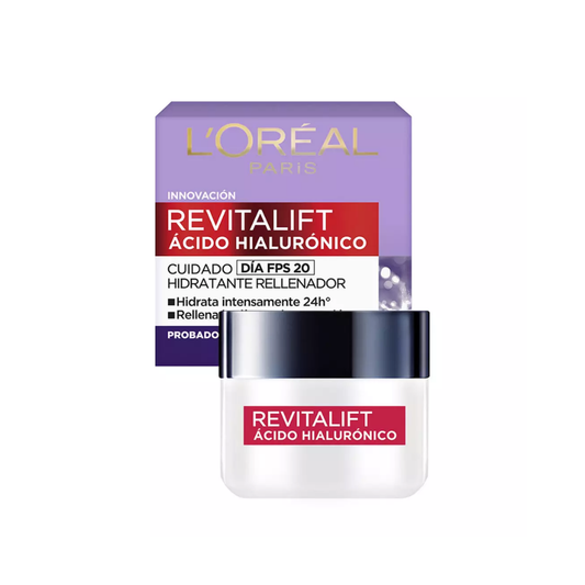 Loreal Crema Día Anti-Arrugas Revitalift Ácido Hialurónico 50mL