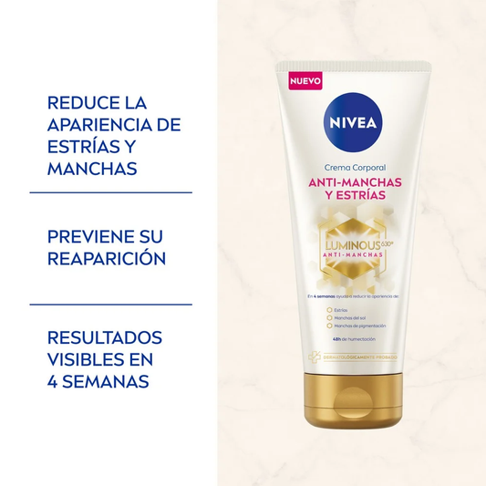 Nivea Crema corporal luminous 630 Anti-Marcas y Anti-Estrías 200ml