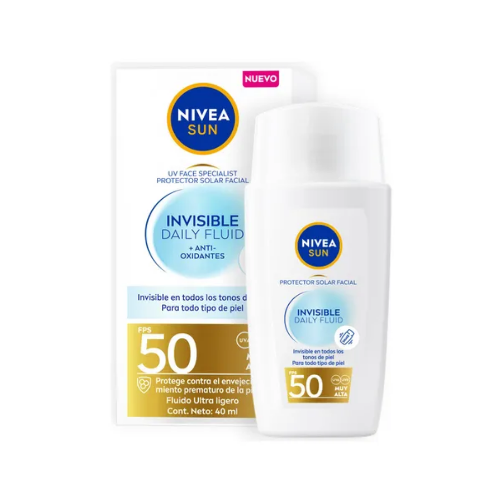 Nivea Protector Solar Invisible Daily Fluid FPS 50
