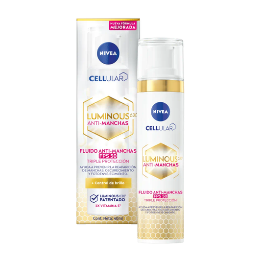 Nivea cellular luminous Anti-Manchas fluido facial aclarador de piel FPS50/ 40ml