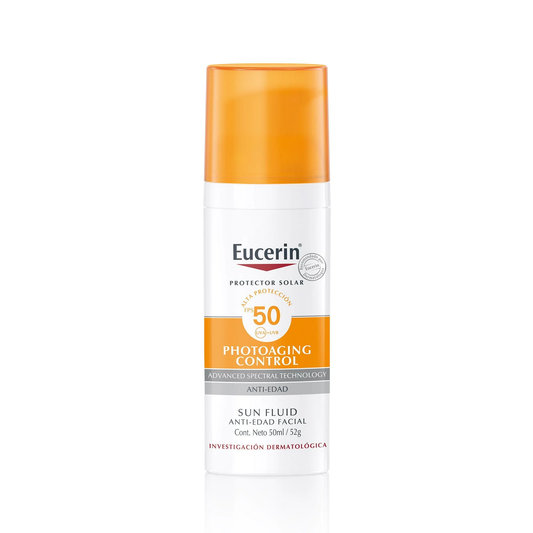 Eucerin Protector Solar Facial Fluido Anti-Edad FPS 50 50ml
