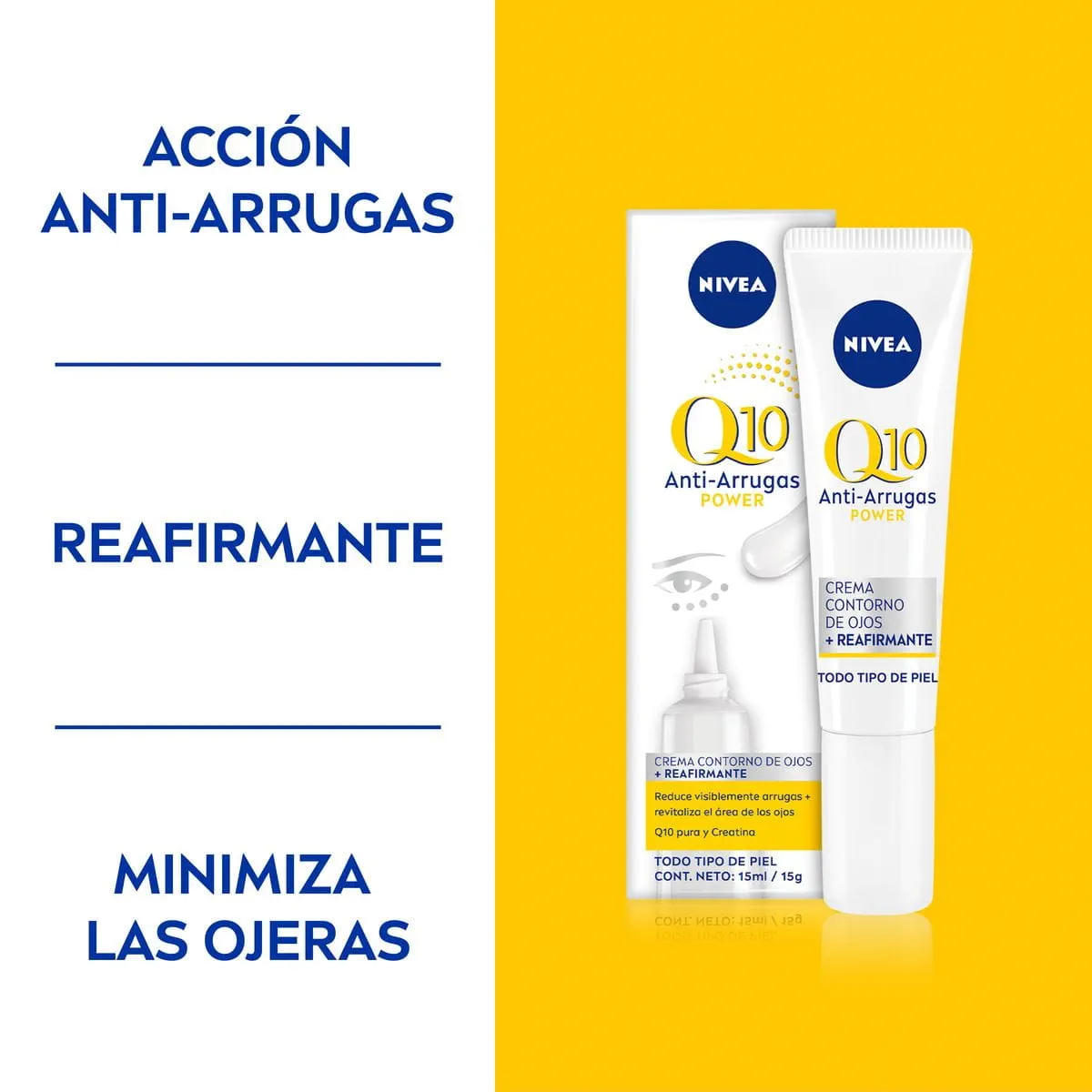 Crema para Contorno de Ojos Q10 Power Nivea 15ml