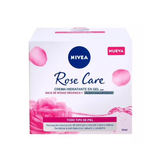 Crema facial Nivea Rose Care en gel 50ml