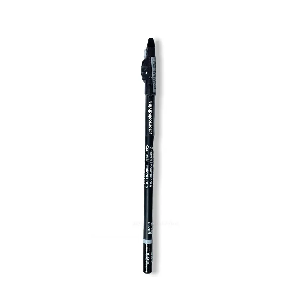 Lápiz delineador Dolce bella con sacapuntas Black “801”